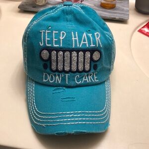Turquoise hat